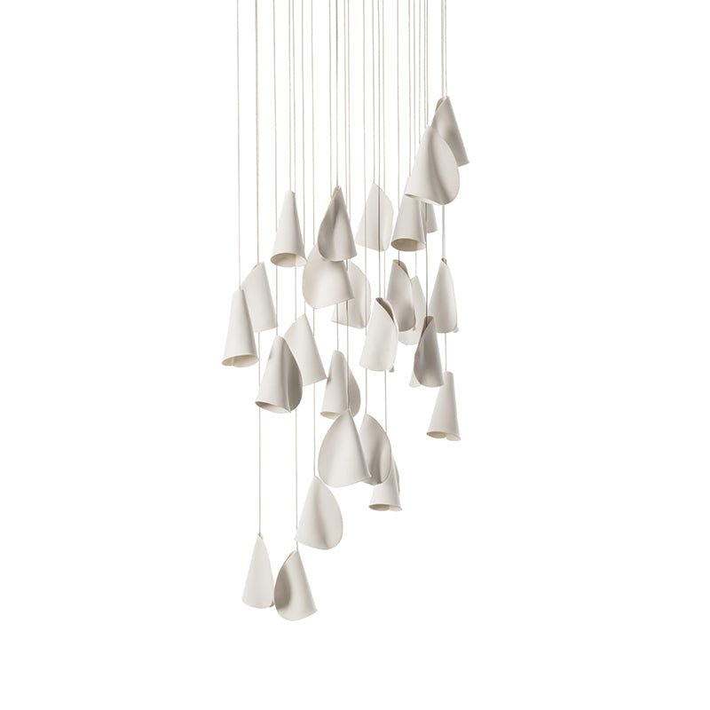 Olshaion Geometric Ceramic Pendant Light - Letslighting