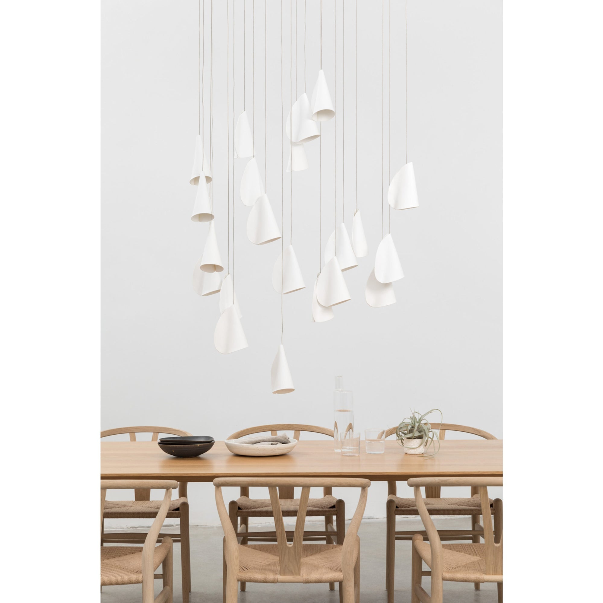 Olshaion Geometric Ceramic Pendant Light - Letslighting