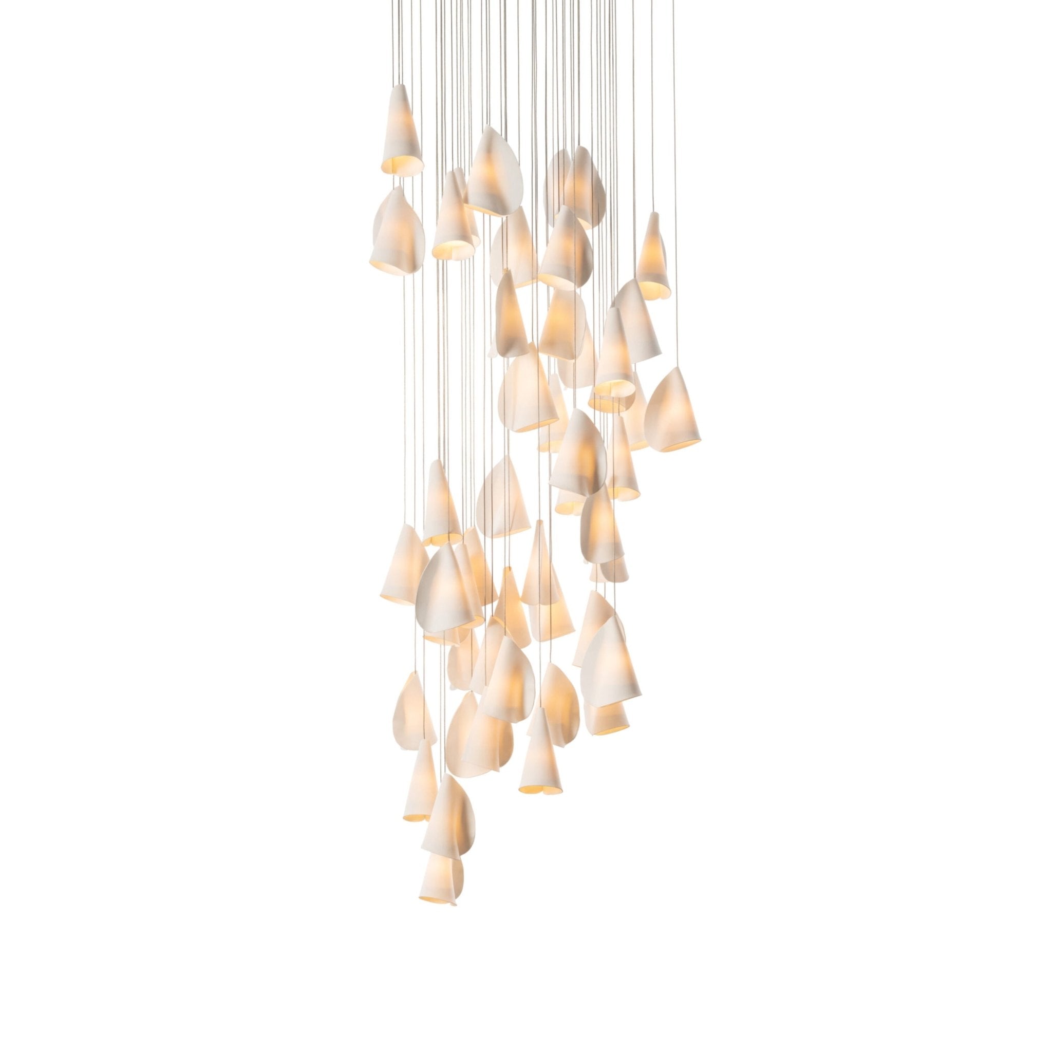 Olshaion Geometric Ceramic Pendant Light - Letslighting
