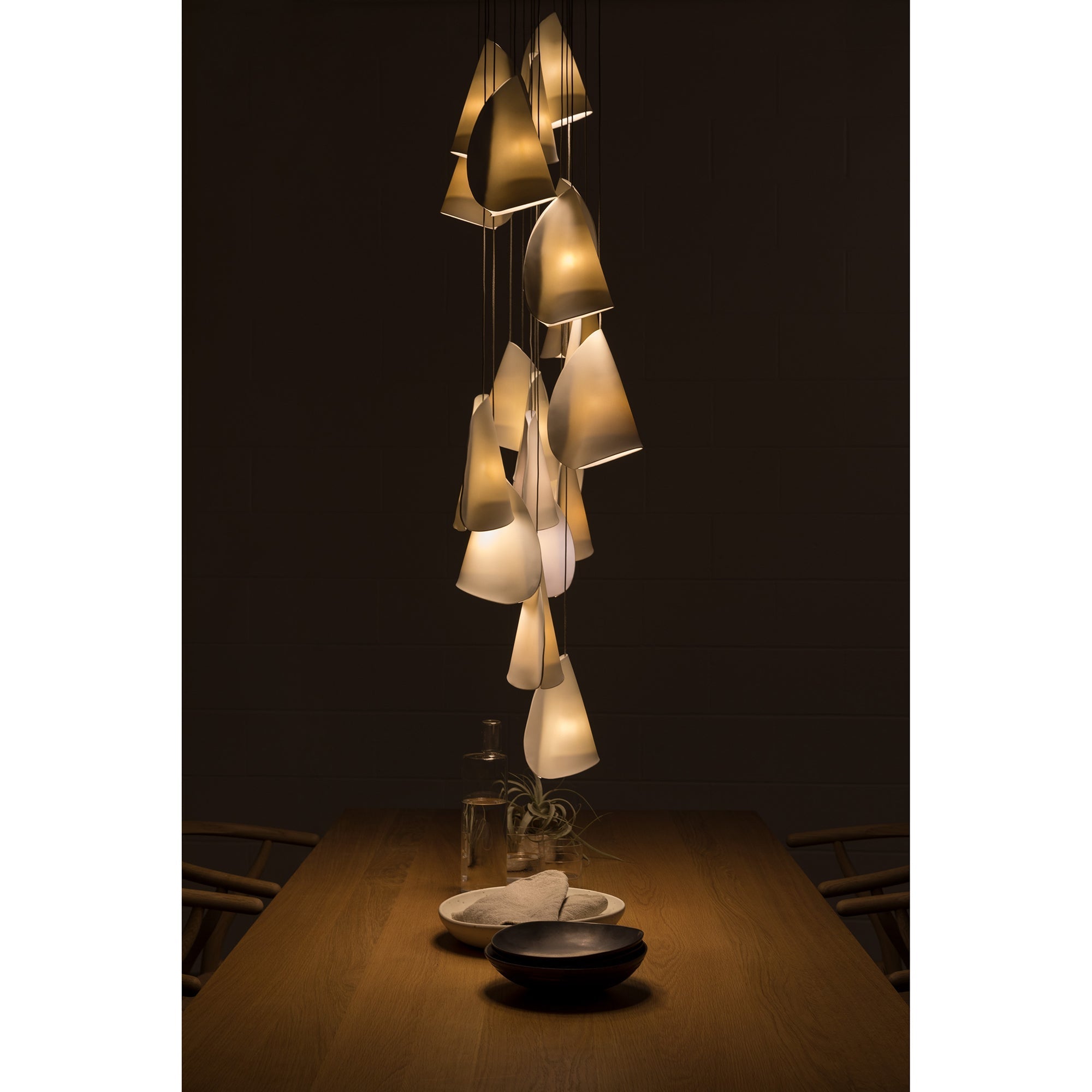 Olshaion Geometric Ceramic Pendant Light - Letslighting