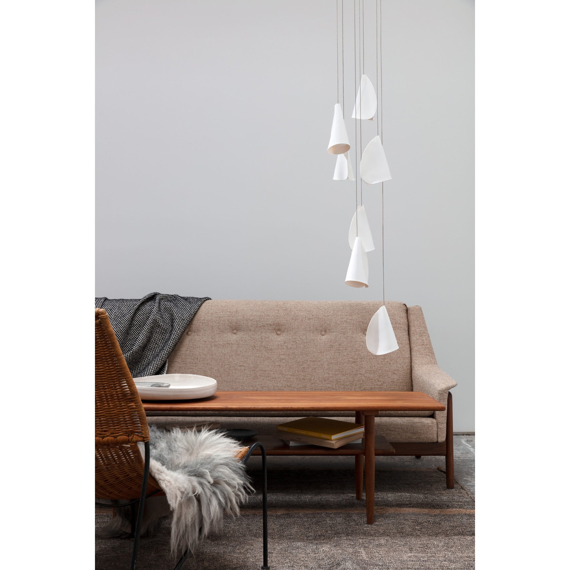 Olshaion Geometric Ceramic Pendant Light - Letslighting