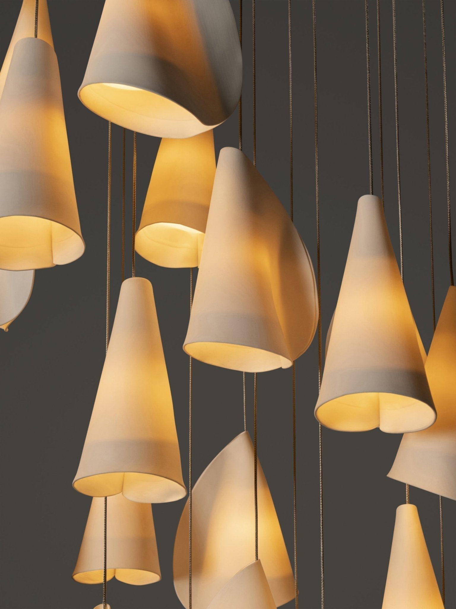 Olshaion Geometric Ceramic Pendant Light - Letslighting