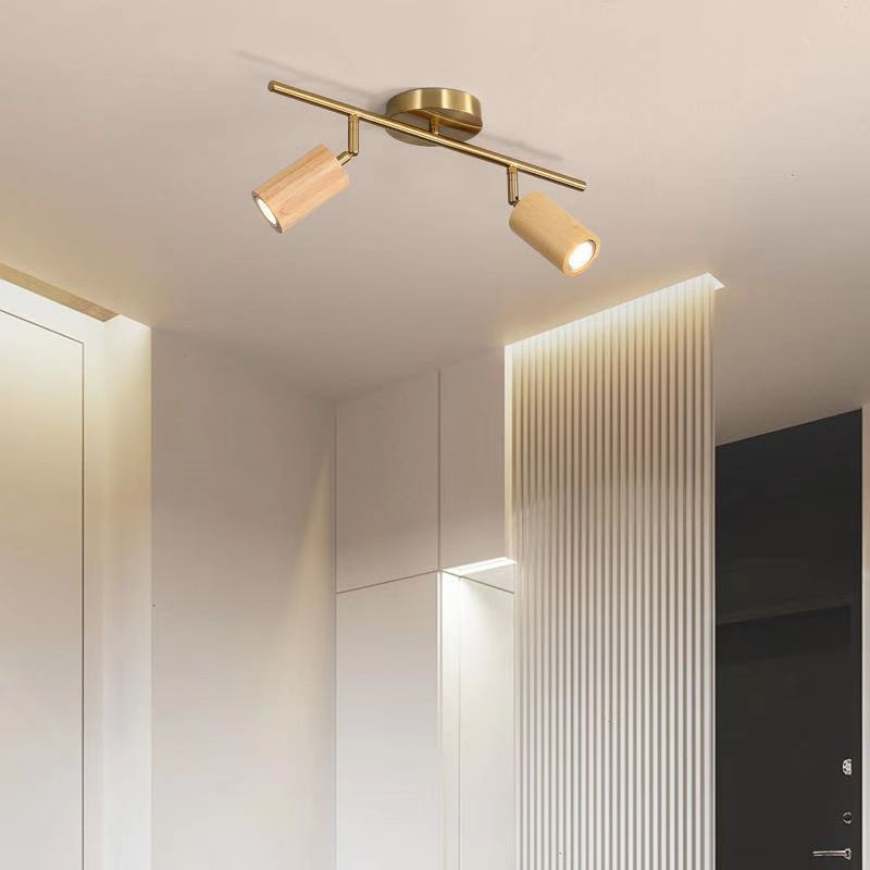 Liora Luz de riel LED de madera