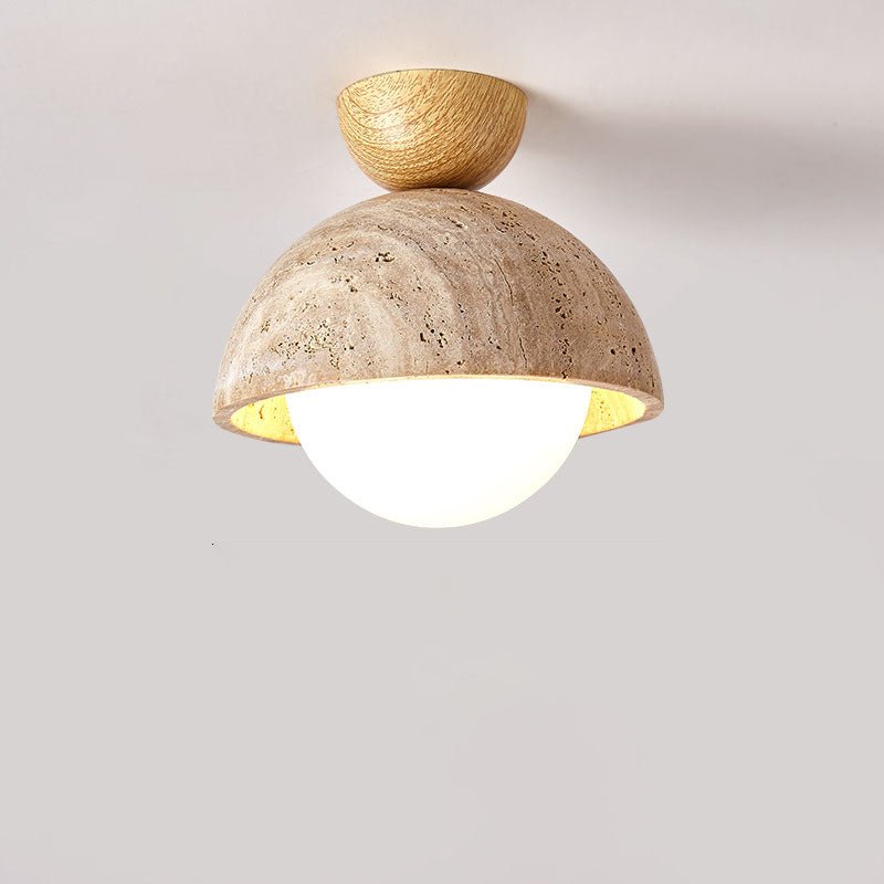 Solana Travertine Ceiling Light - Letslighting