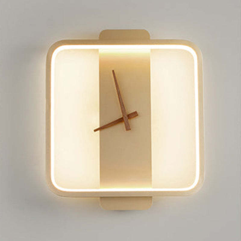 Nordic Decorativo Reloj Metal Aplique de Pared Dorado/Negro