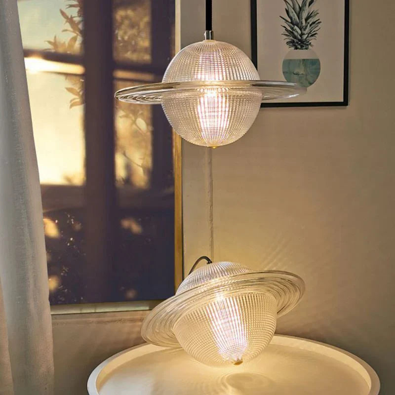 Valentina Moderno Creativo LED Lámpara Colgante Metal Vidrio Dormitorio