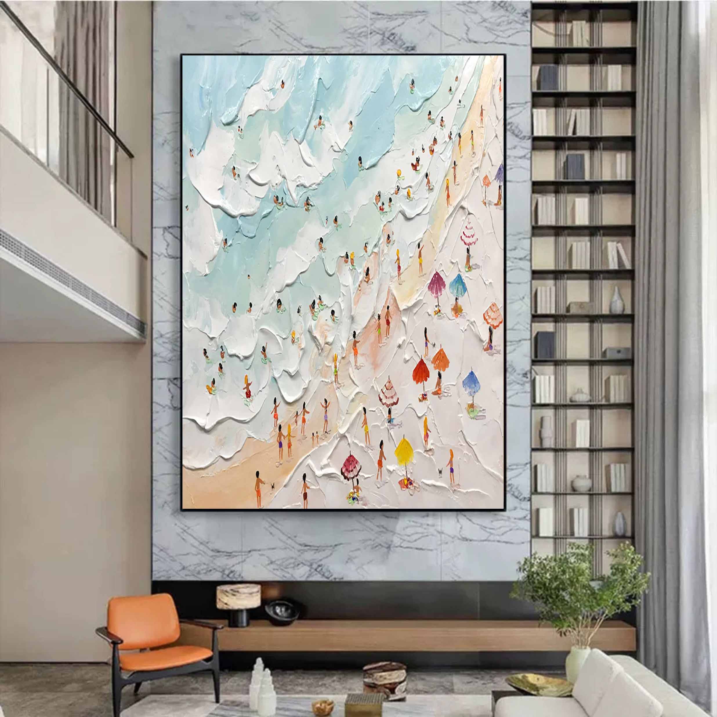 Vacation Arte Mural con Textura de Yeso - Letslighting