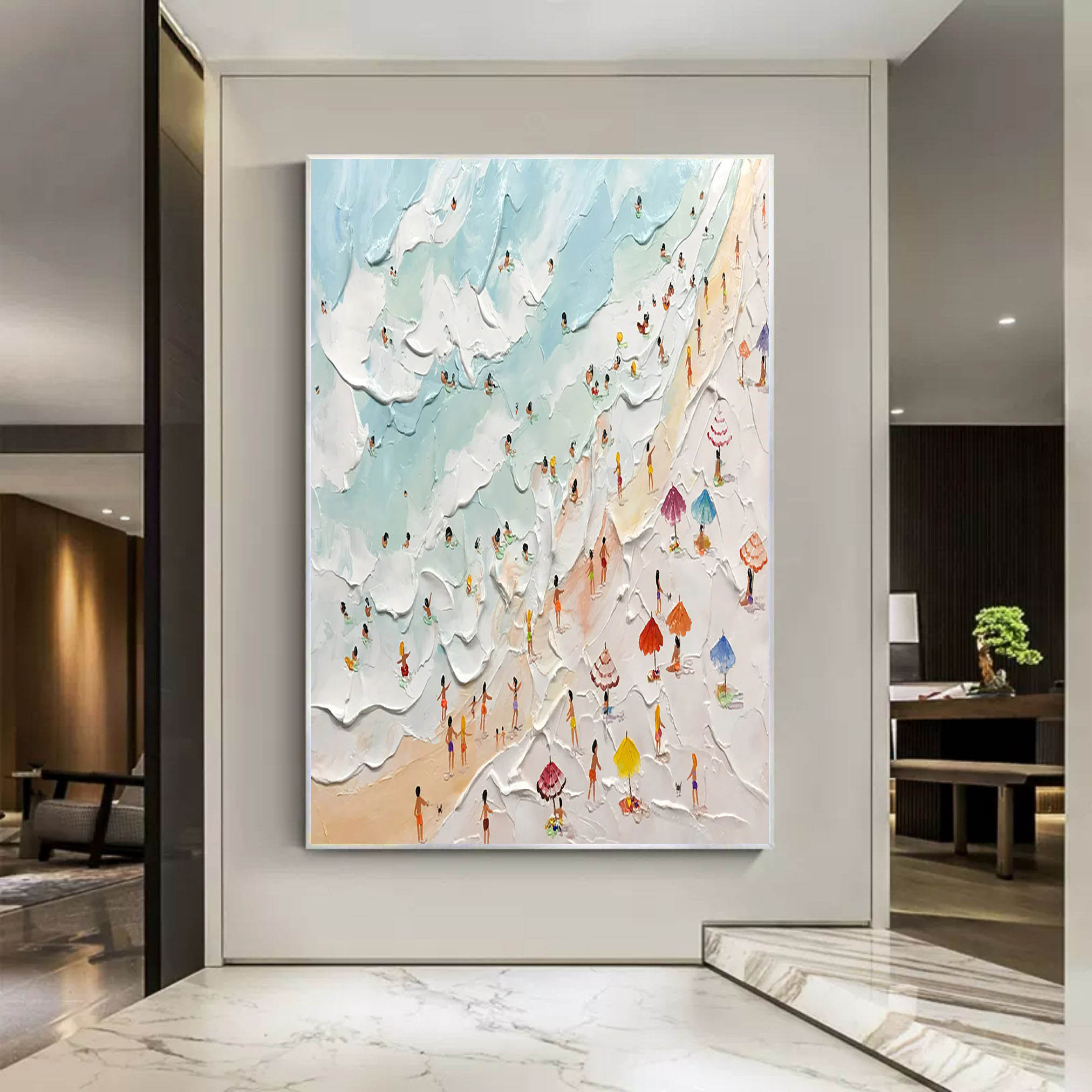 Vacation Arte Mural con Textura de Yeso - Letslighting