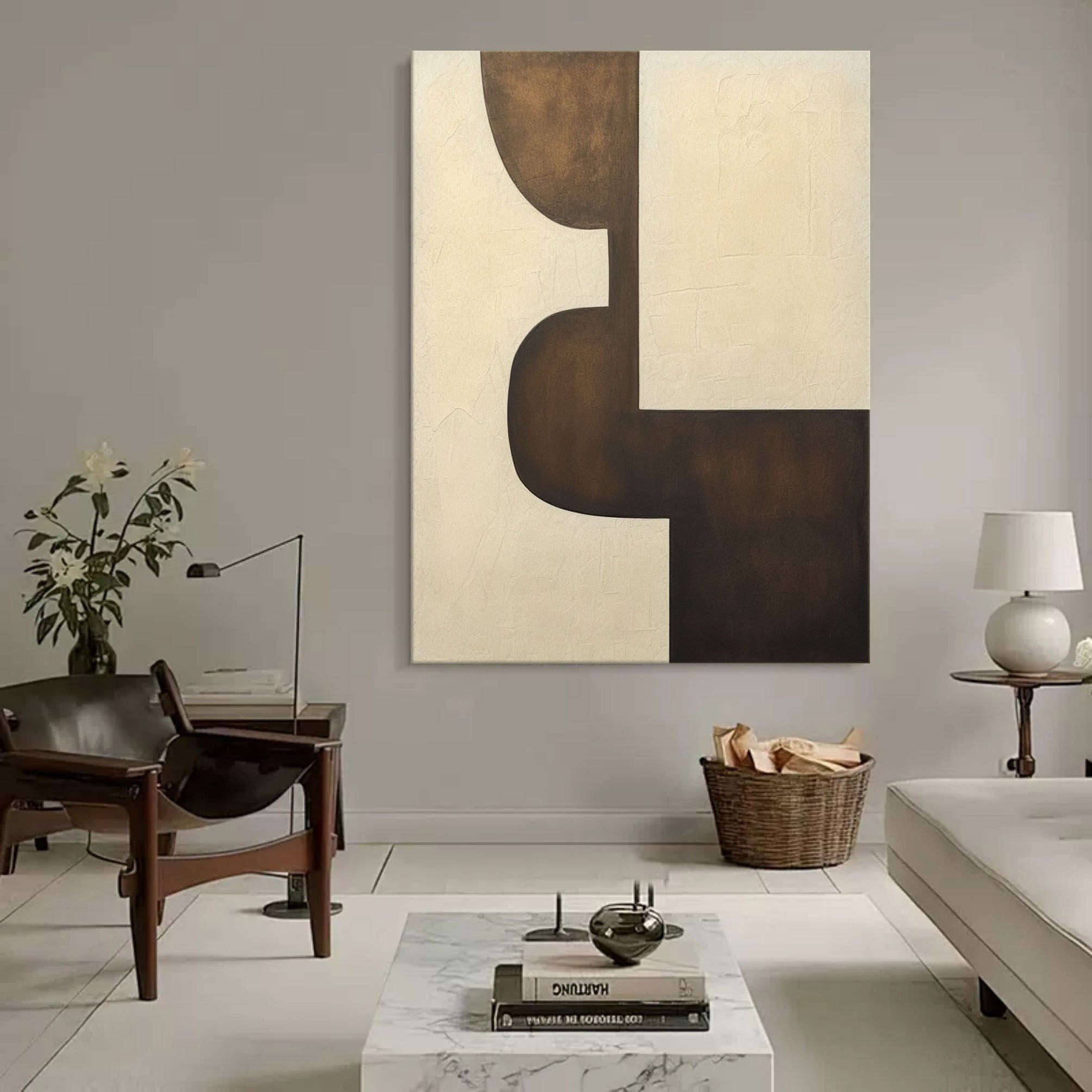 Bruno Minimalista Contemporáneo Arte Mural - Letslighting