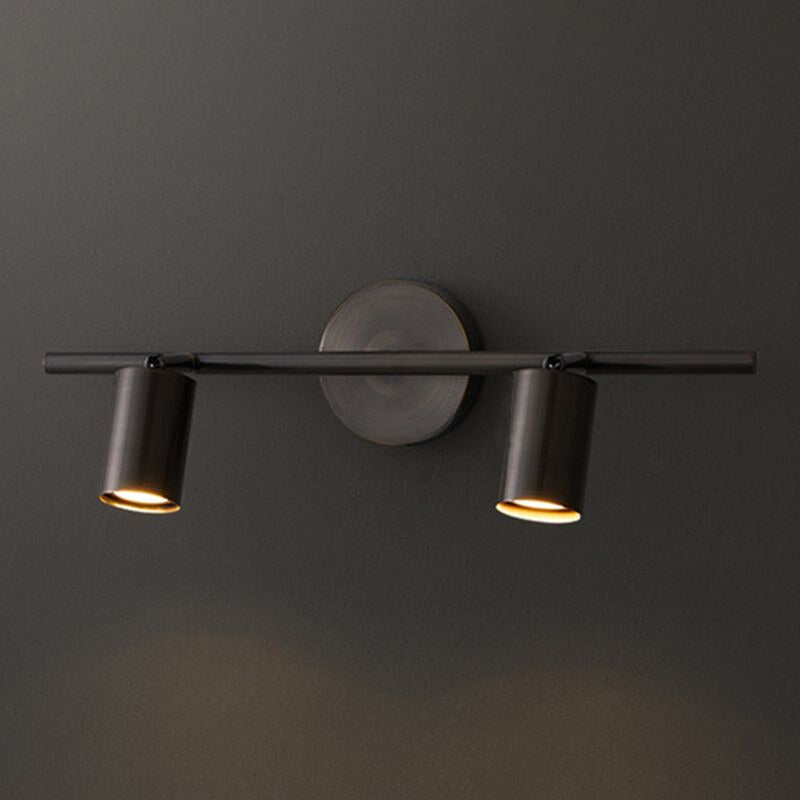 Arisha Lámpara de Pared Tipo Foco Cilíndrico Giratorio Moderna de Latón