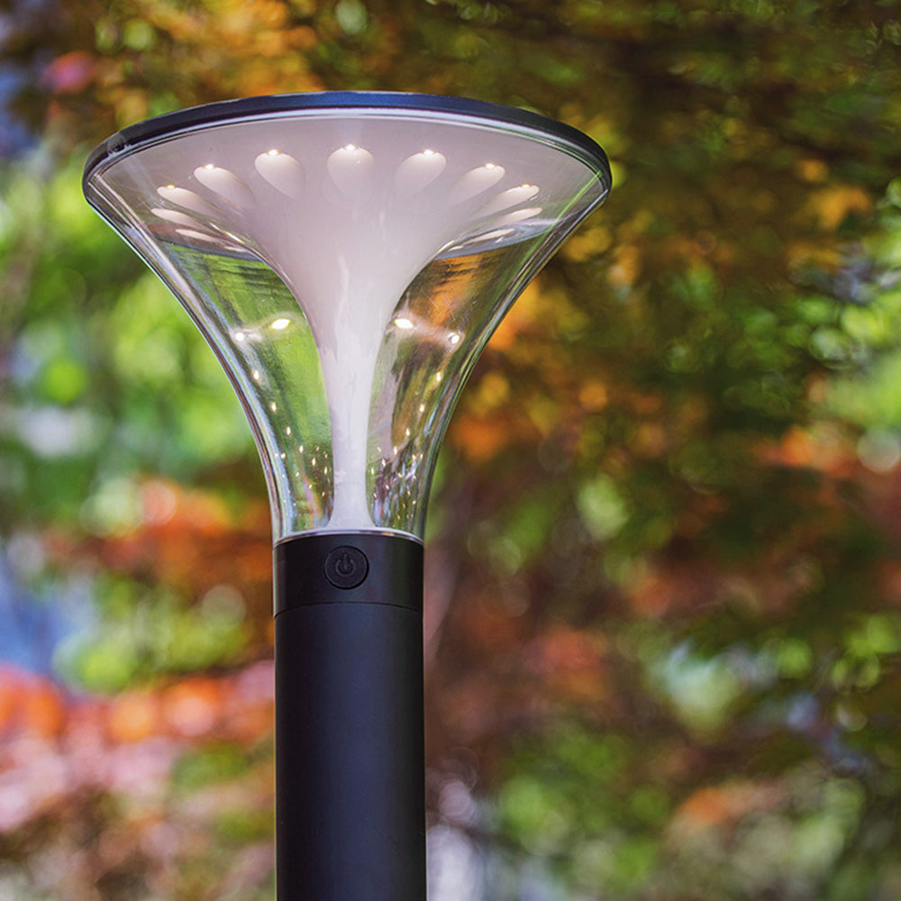 Ray Moderna Cilíndrica Metal Lámpara Exterior Patio
