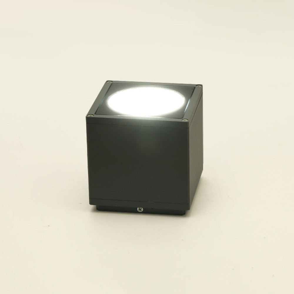 Ray Minimlista Cuadrada Metal Lámpara de Techo Exterior
