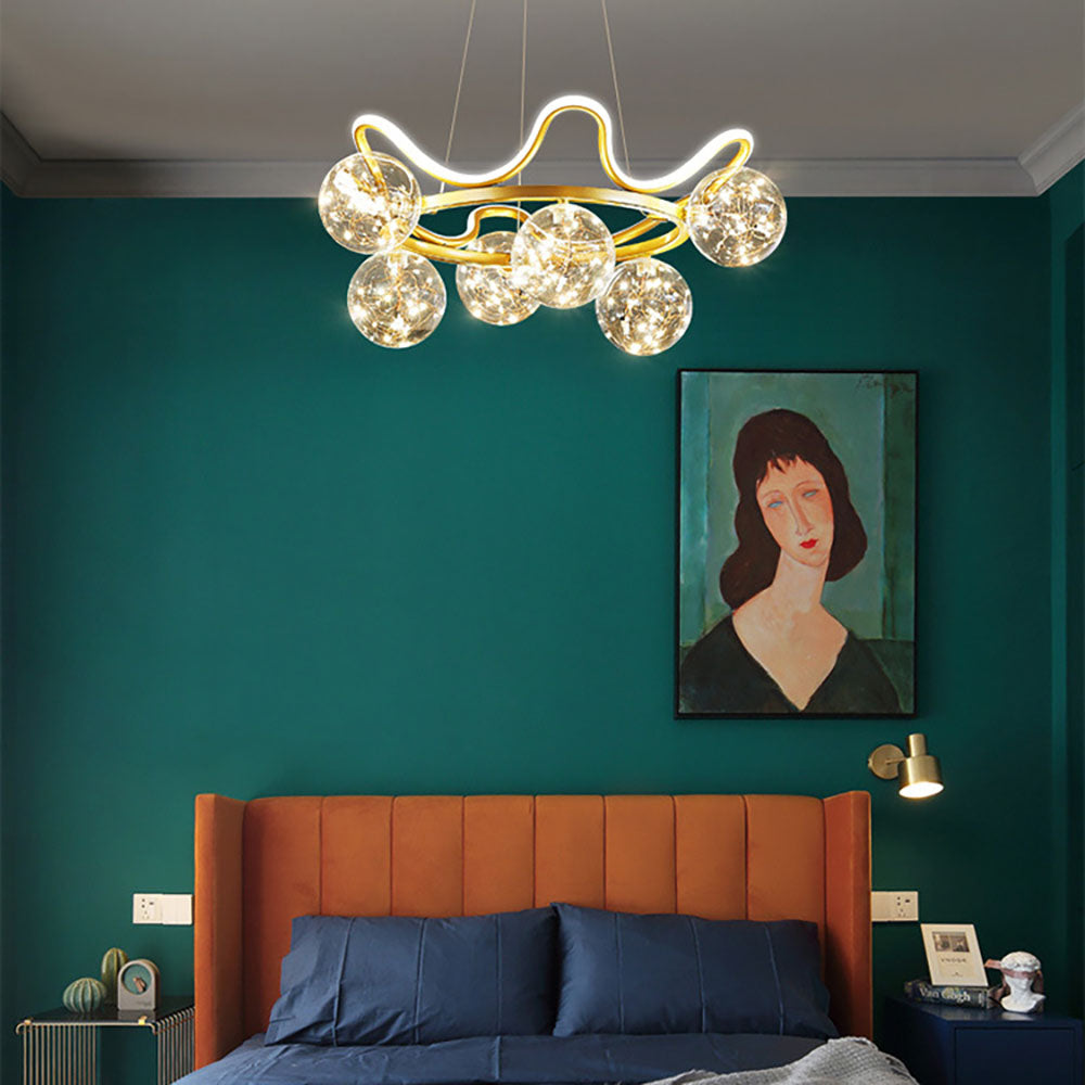 Arisha Nórdico Inusual Estrella Lámpara Colgante Metal Salón/Comedor
