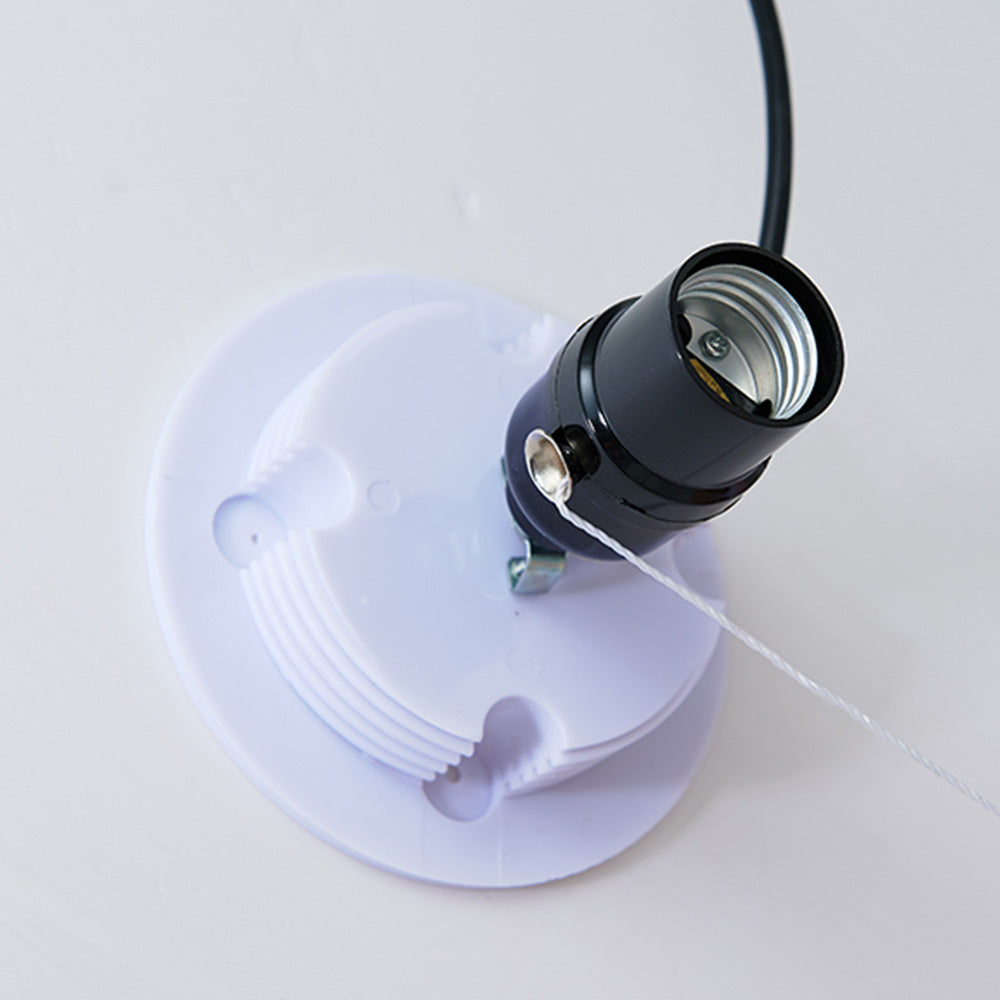 Aria Diseño Globo Acrílico LED Lámpara de Techo Amarilla/Rosa/Blanca