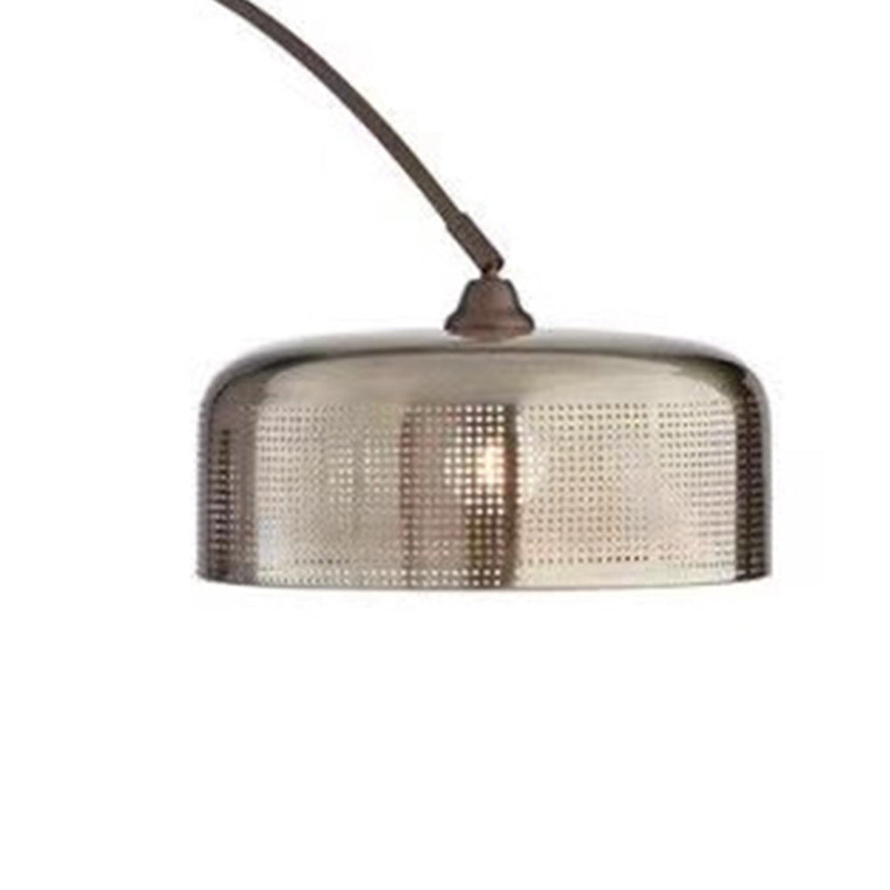 Mira Moderna Minimalista Metal Curva Lámpara de Pie Negra