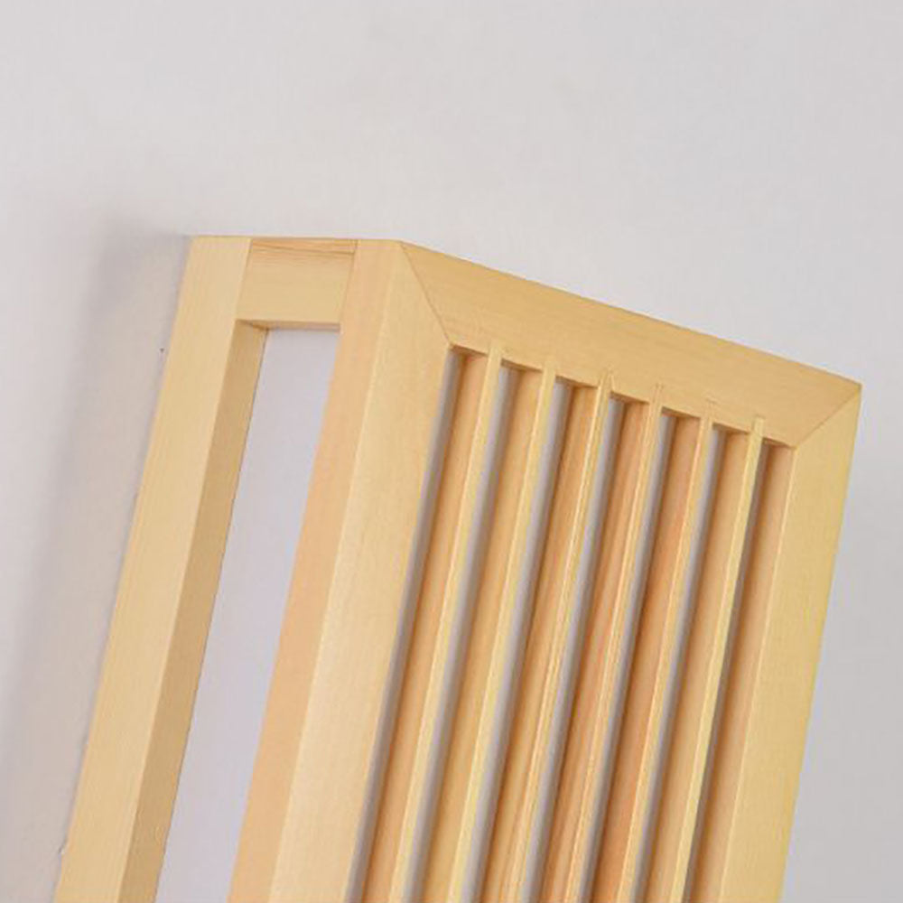 Muto Madera LED Aplique de Pared Rectángulo Amarillo
