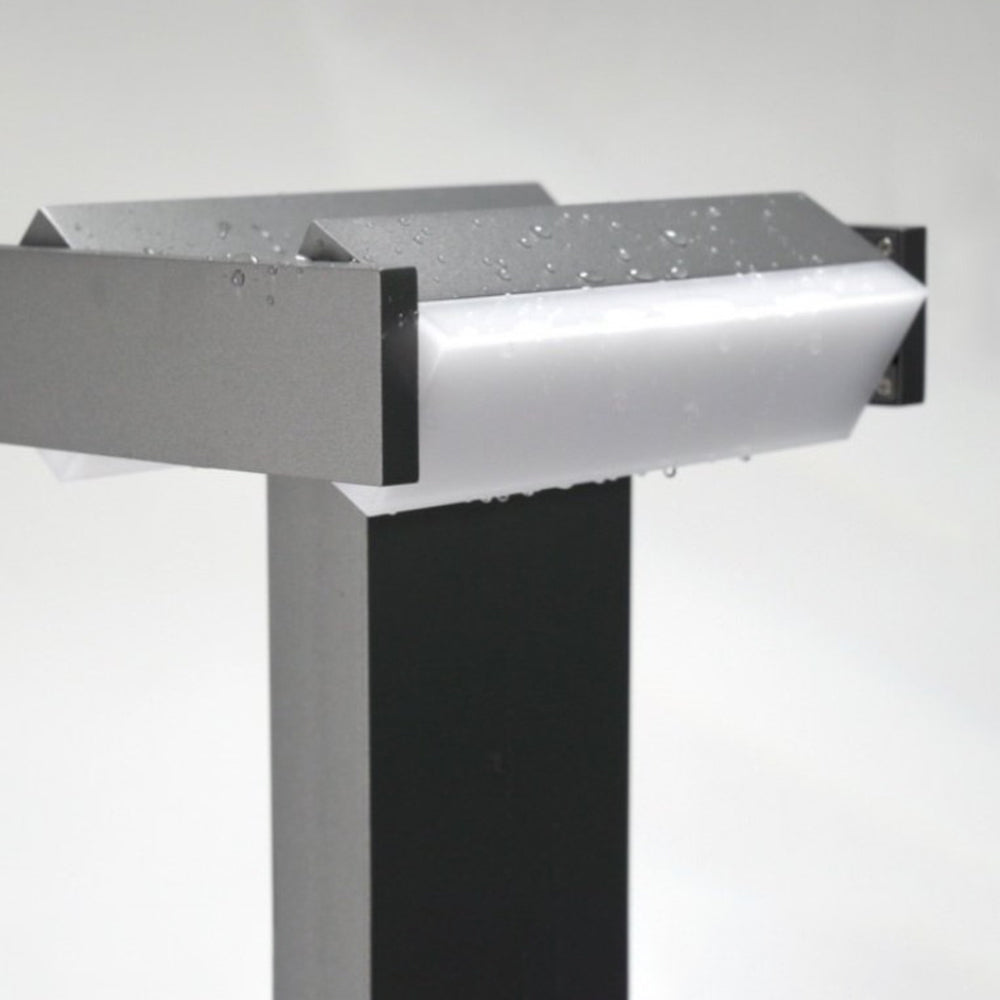 Ray Minimalista Columna Metal Lámpara Exterior Patio