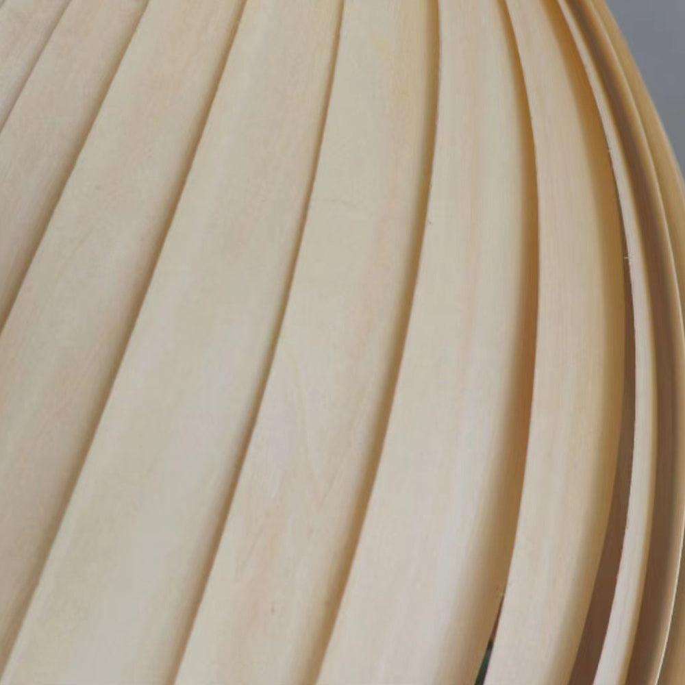 Muto Moderna Geométrica Metal/Madera LED Lámpara Colgante Madera