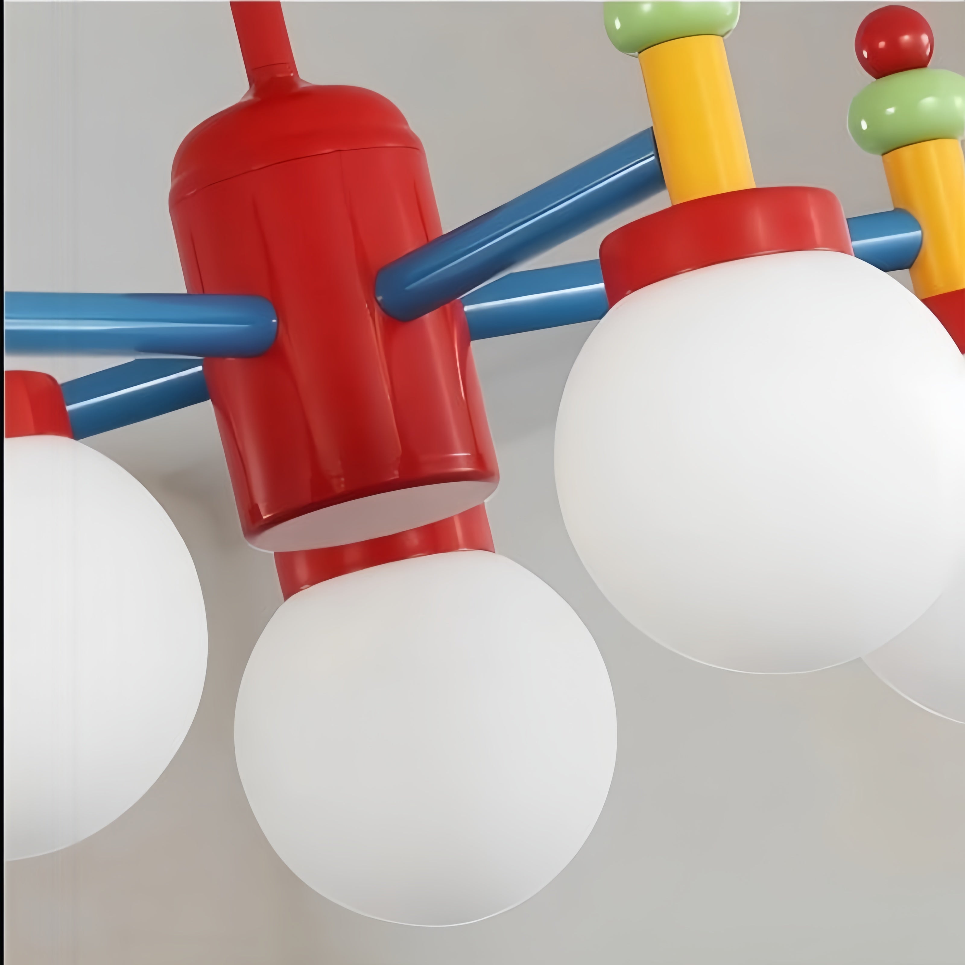 Valentina Memphis Antiguo Mezclar En color Metal Lámparas de Araña Habitación infantil