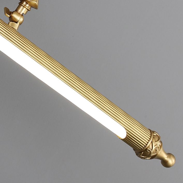 Ray Vintage Lineal Metal/Acrílico Aplique de Pared Dorado