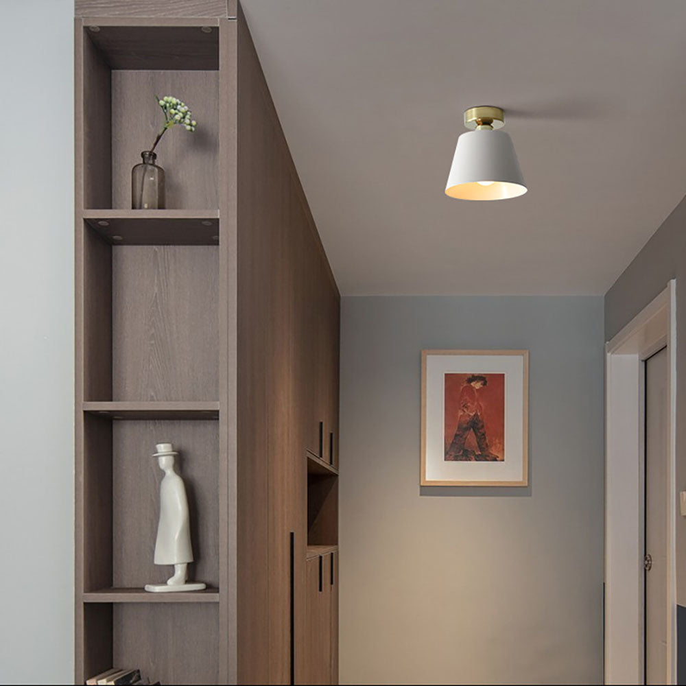 Arisha Moderno Minimalista Metal Lámpara de Techo Negro/Blanco Comedor