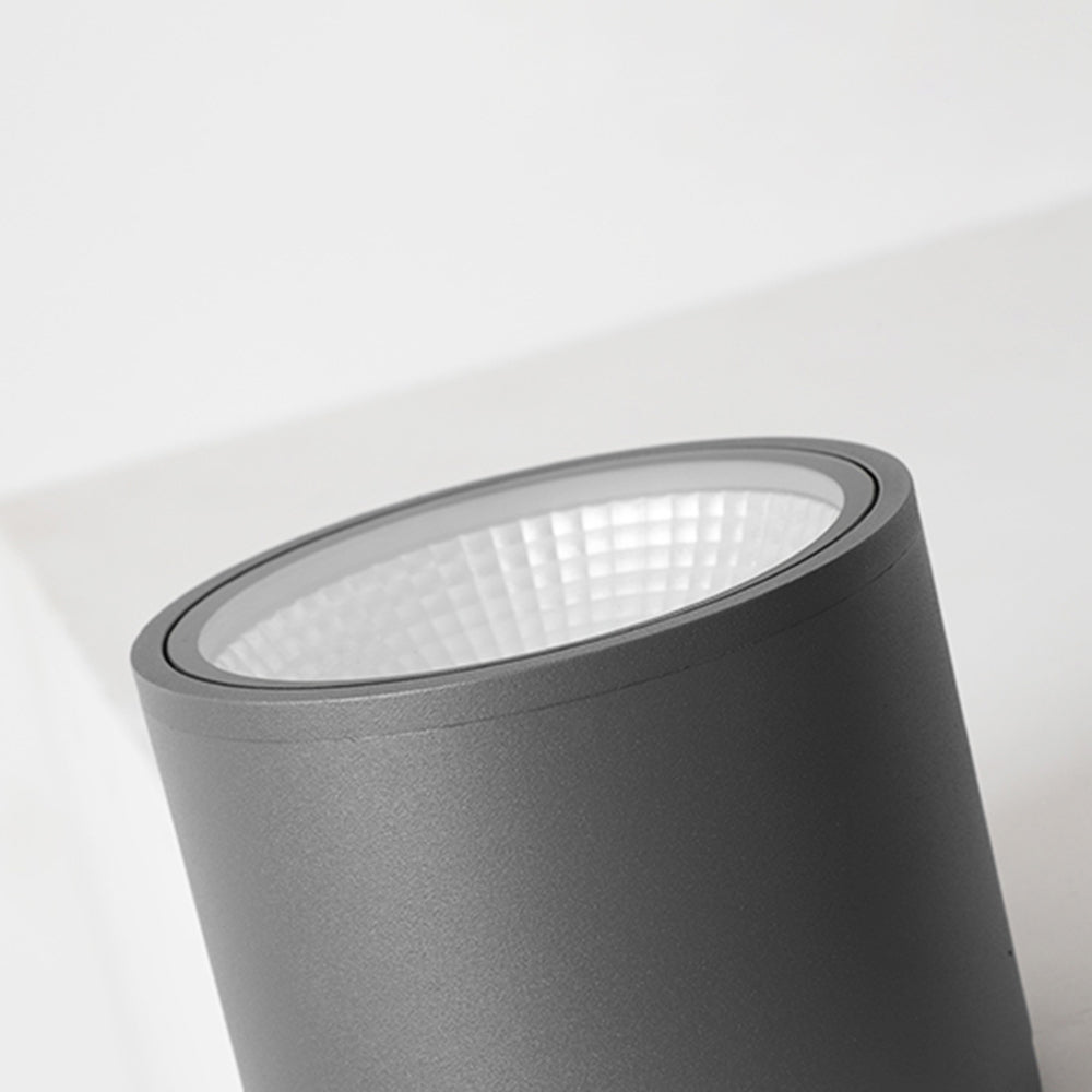 Ray Moderna Cilíndrica LED Metal Lámpara De Techo Exterior