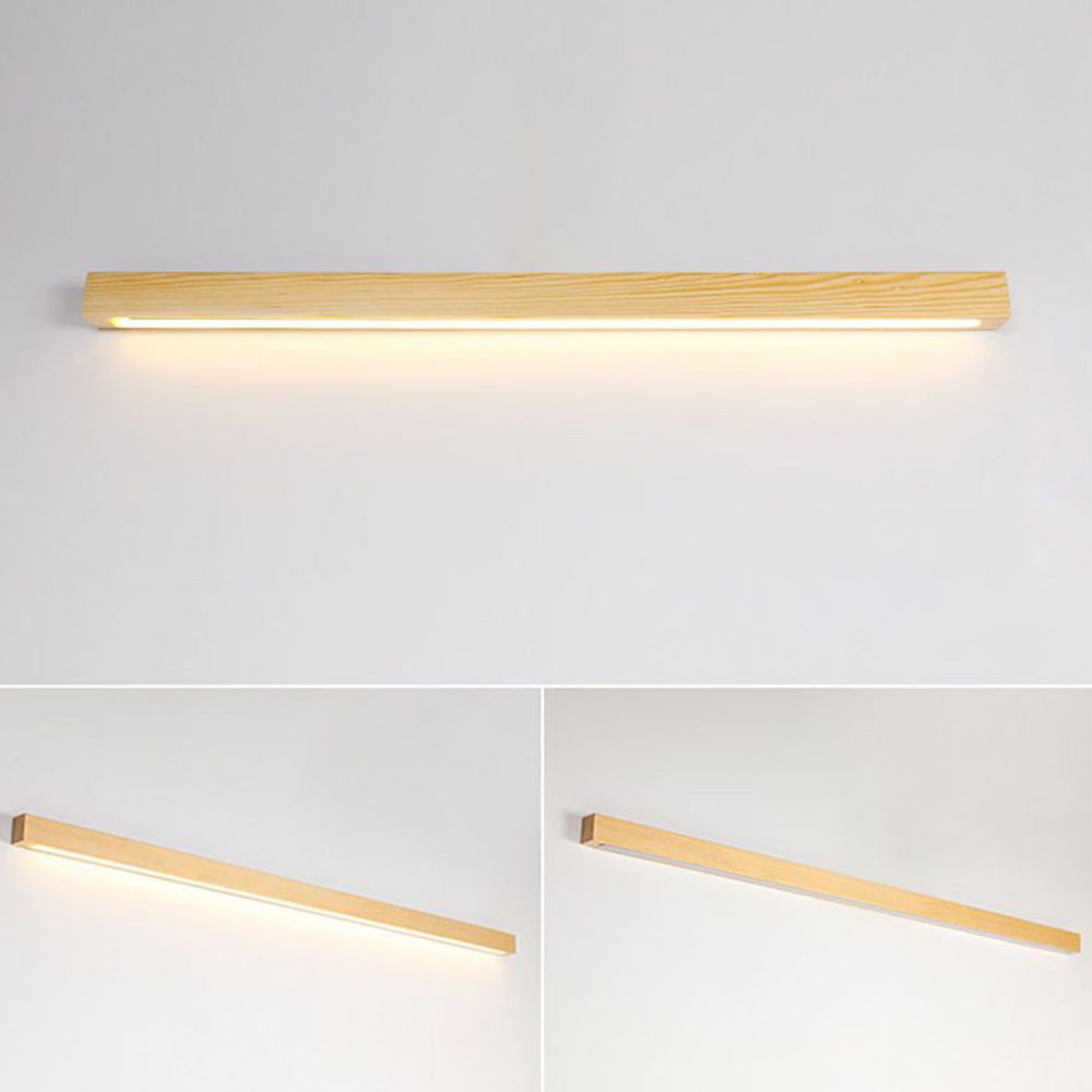 Muto Lámpara de Pared Lineal de Madera