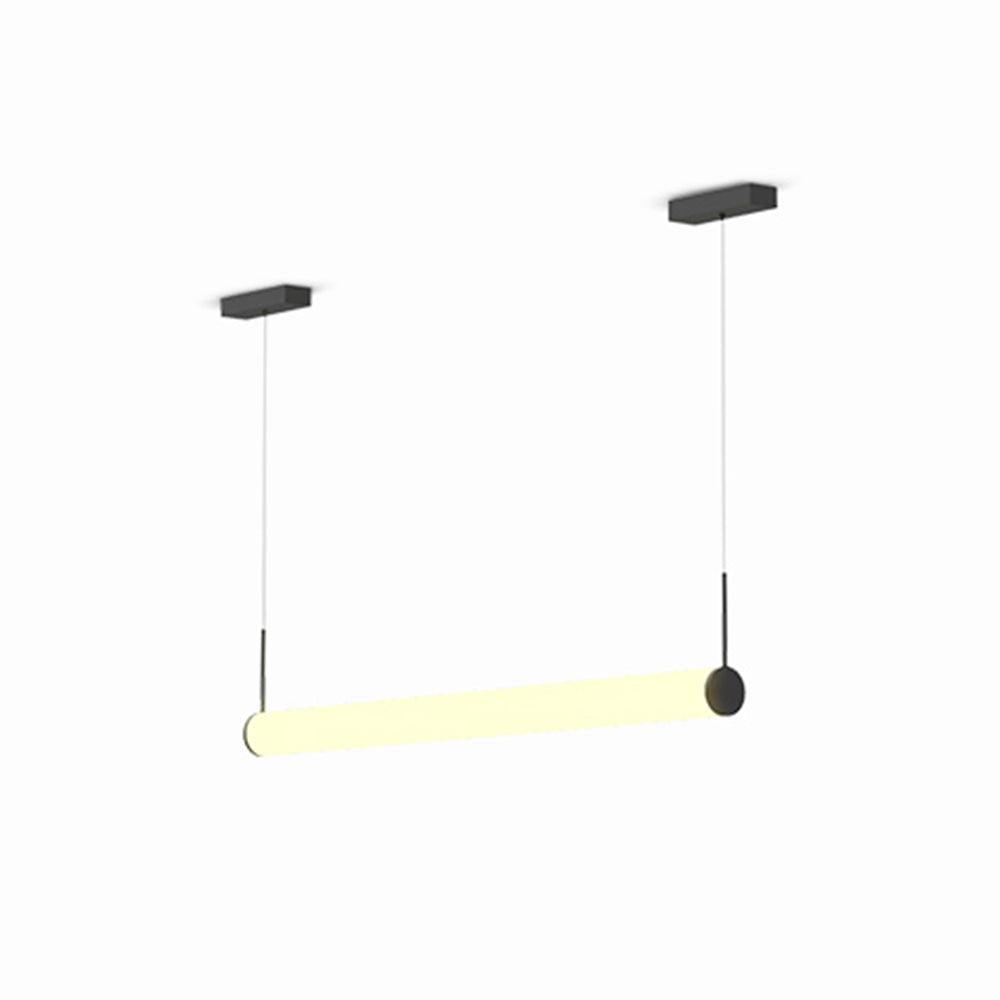Ray Moderna Cilíndrica Metal Acrílico Lámpara Colgante Exterior