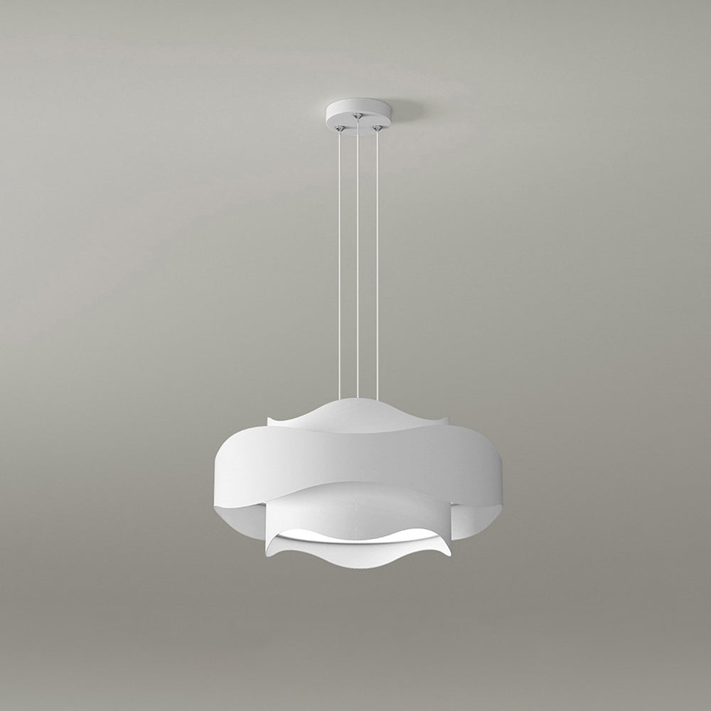 Arisha Moderna Diseño Minimalista Metal Lámpara Colgante Blanca