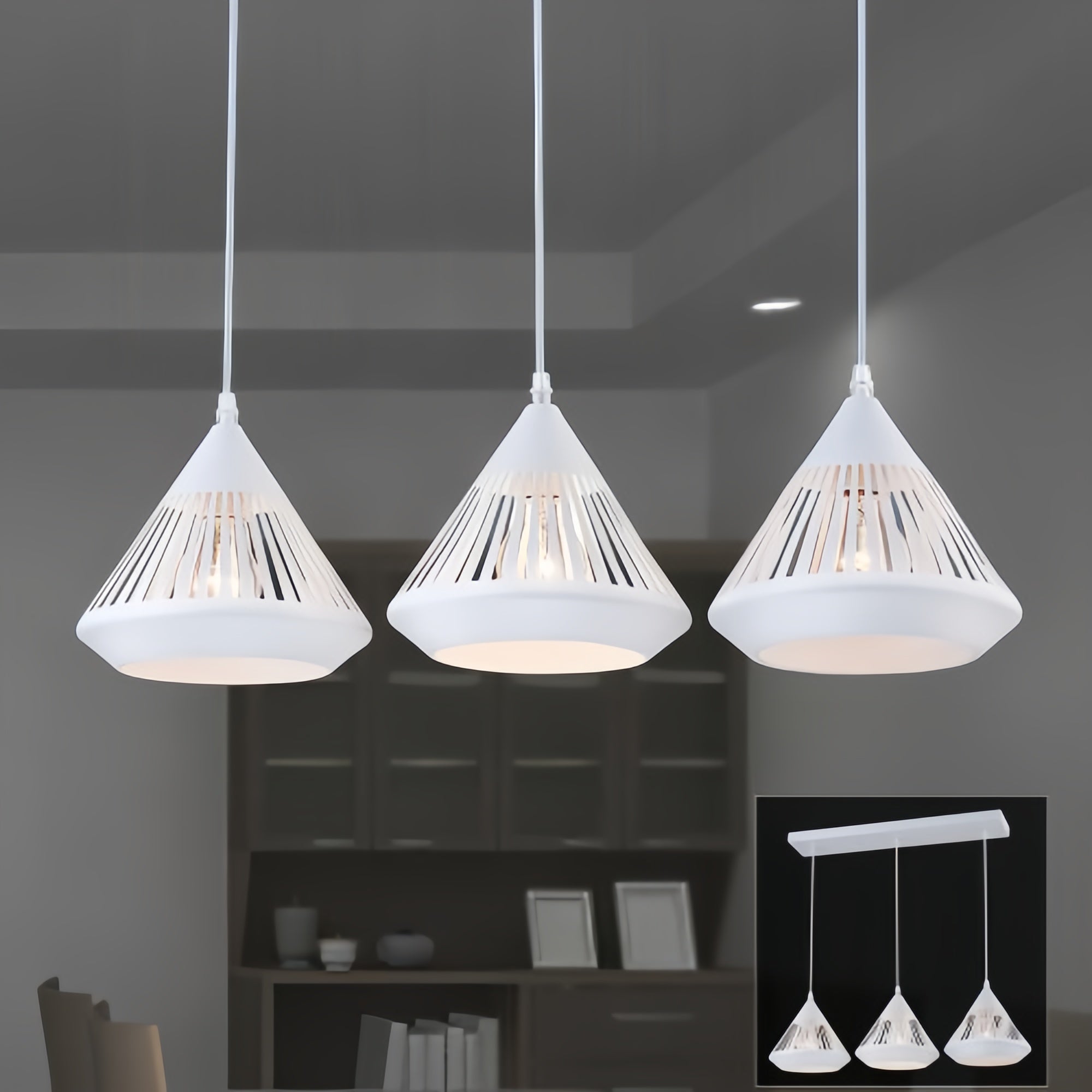Arisha Moderno Minimalista Lámparas De Araña Metal Dormitorio/Bar