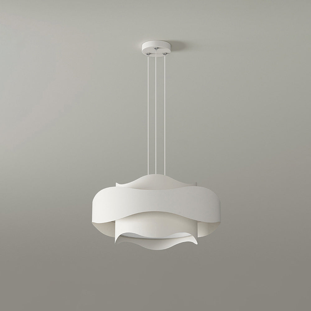 Arisha Moderna Diseño Minimalista Metal Lámpara Colgante Blanca
