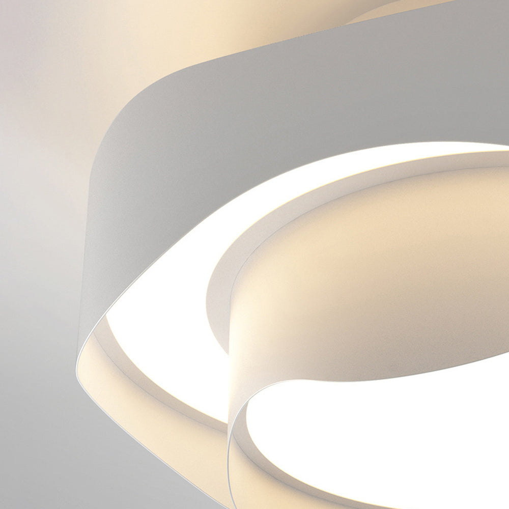 Arisha Moderna Diseño Minimalista Metal Lámpara Colgante Blanca