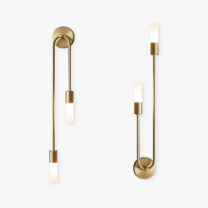 Arisha Moderno Diseño Irregular Aplique de Pared Dorado