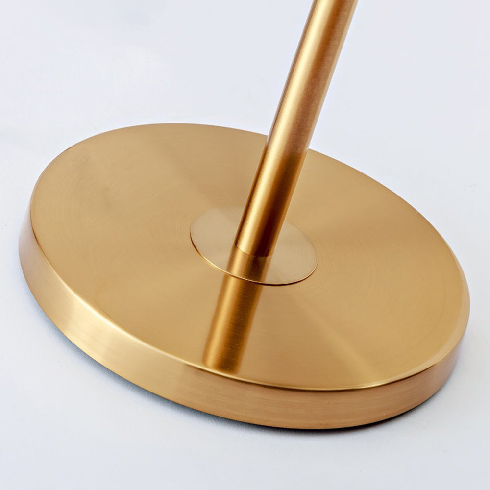 Mira Moderna MInimalista Metal/Vidrio Lámpara de Pie Dorada
