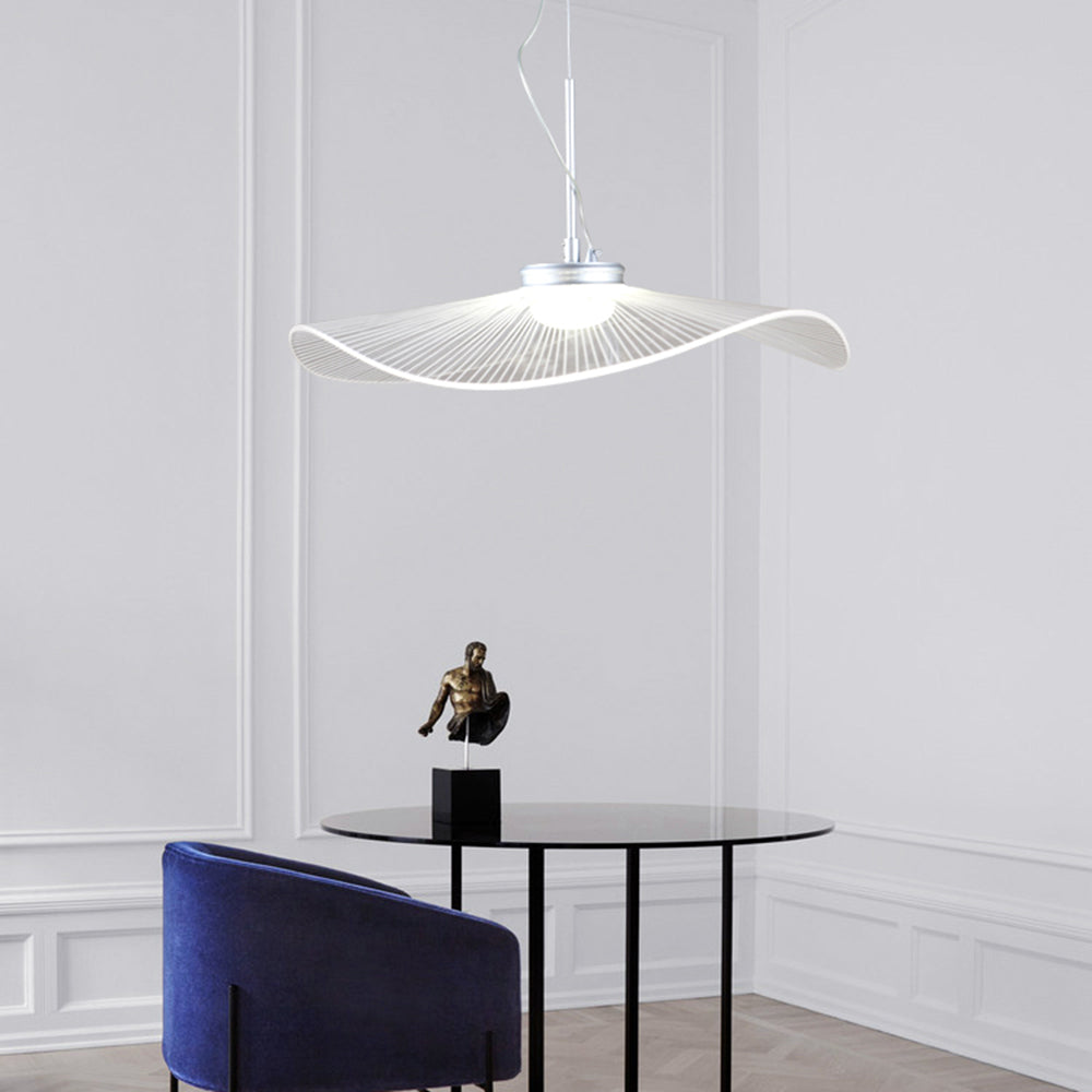 Arisha Moderna Diseño Minimalista Metal Lámpara Colgante Blanca