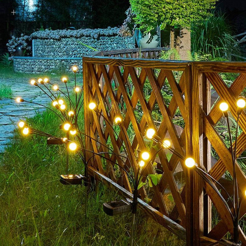 Ray Moderna Dendrítico Metal Lámpara Exterior Jardín Patio