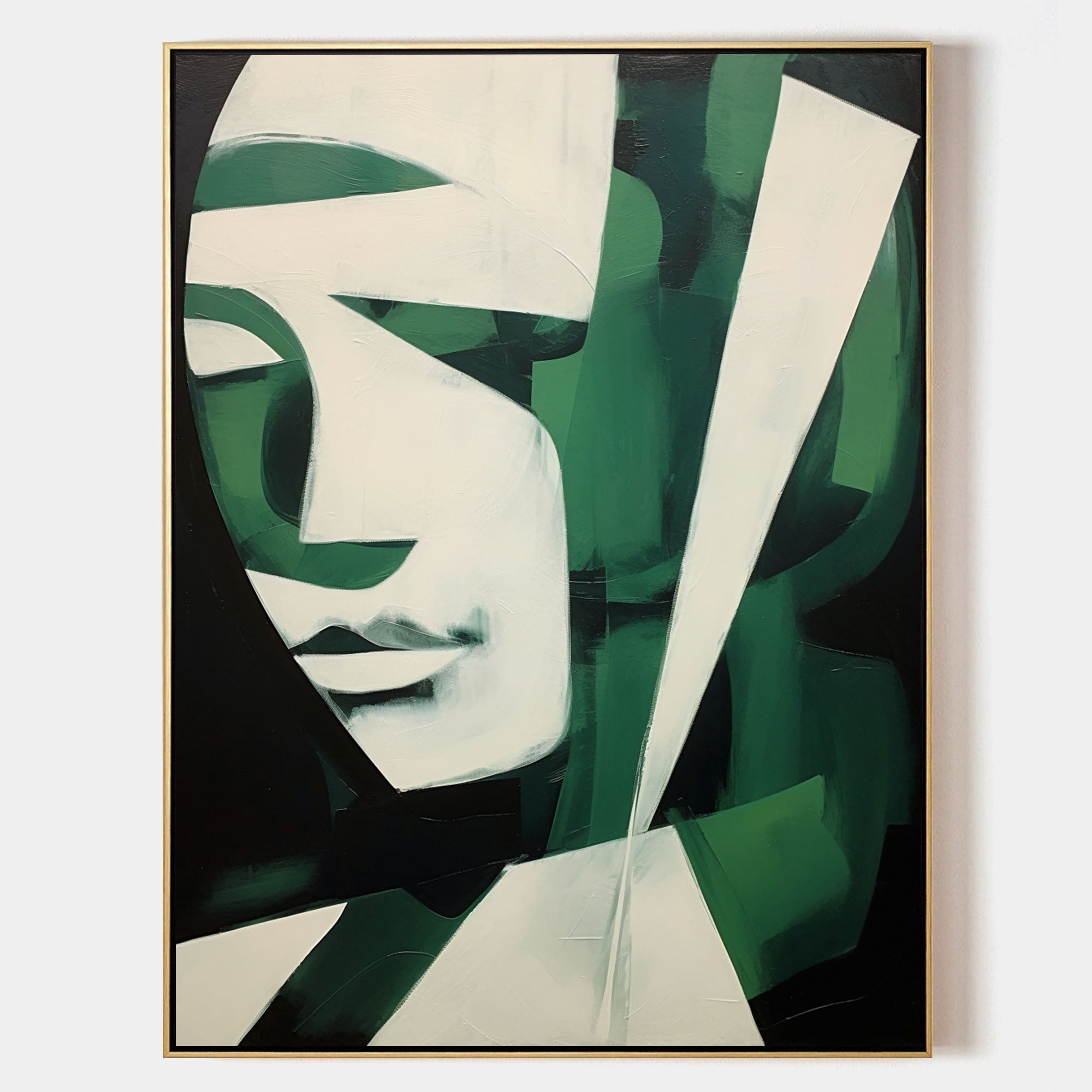 Jade Minimalista Contemporáneo Arte Mural - Letslighting