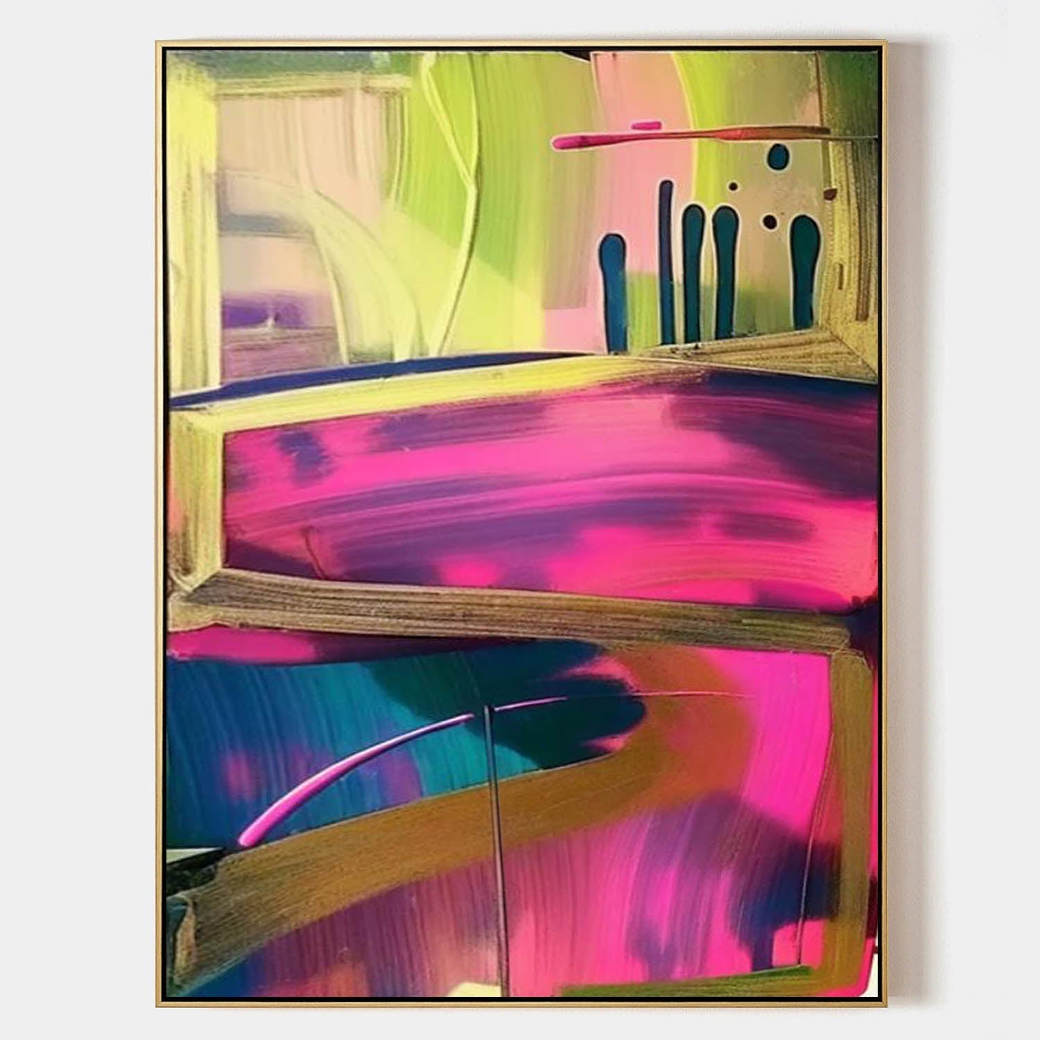 Ruby Colorido Arte Mural - Letslighting