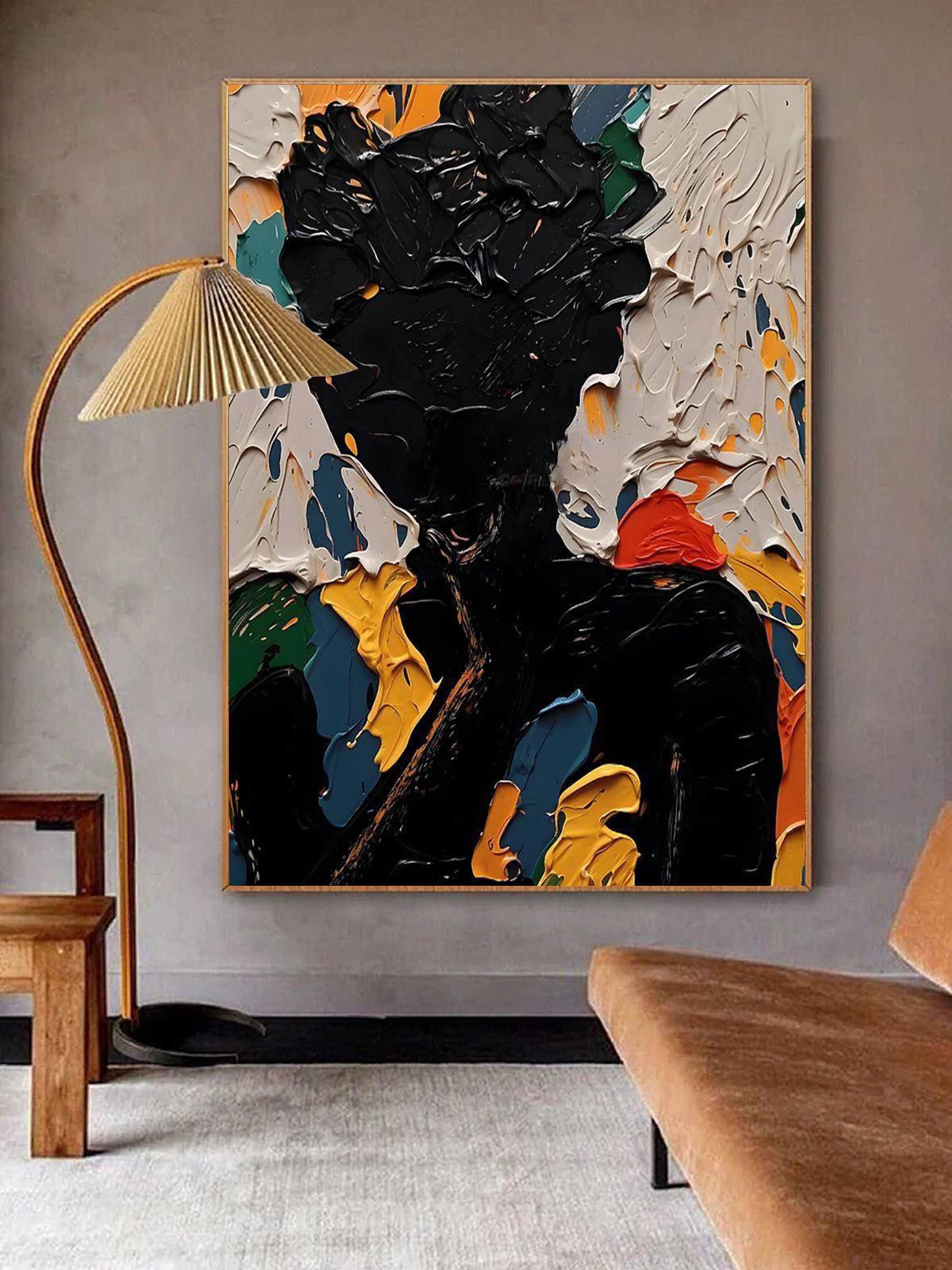 Maya Arte Mural de Figuras Coloridas - Letslighting