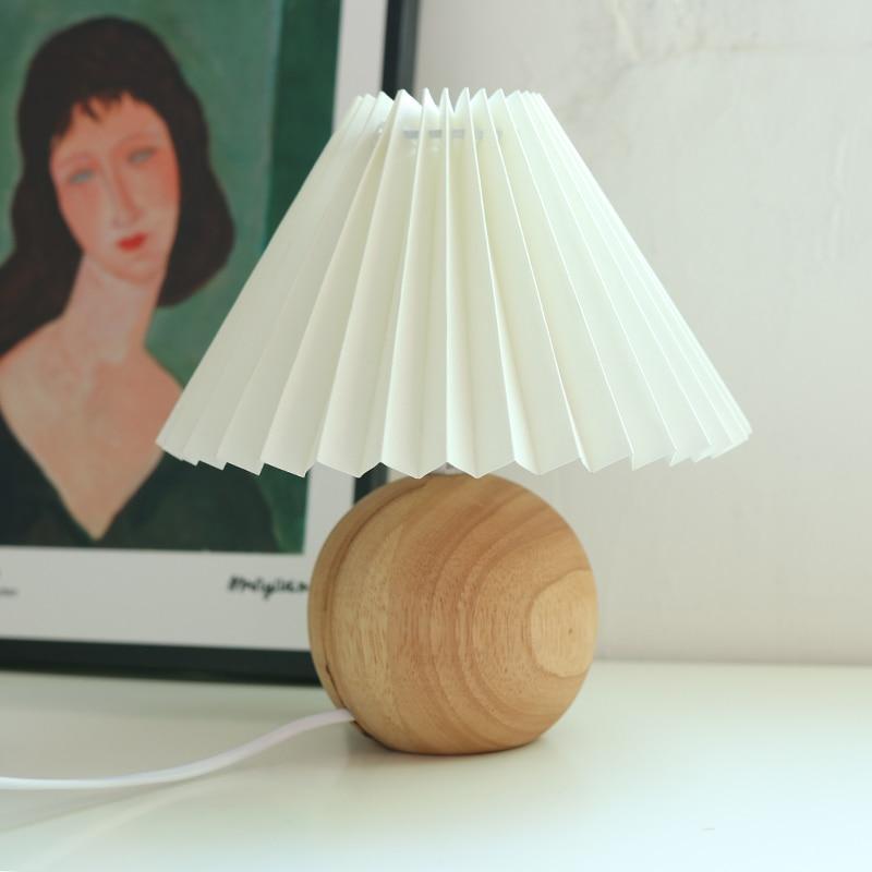 Arishawa Vintage Arisha/Tela Lámpara de Mesa Blanco/Beige
