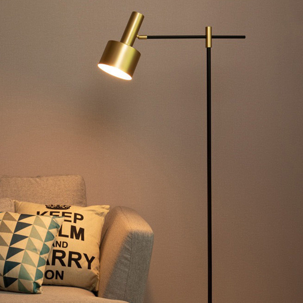 Mira Moderna Simple Metal Lámpara de Pie Dorada