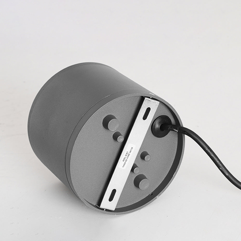 Ray Moderna Cilíndrica LED Metal Lámpara De Techo Exterior