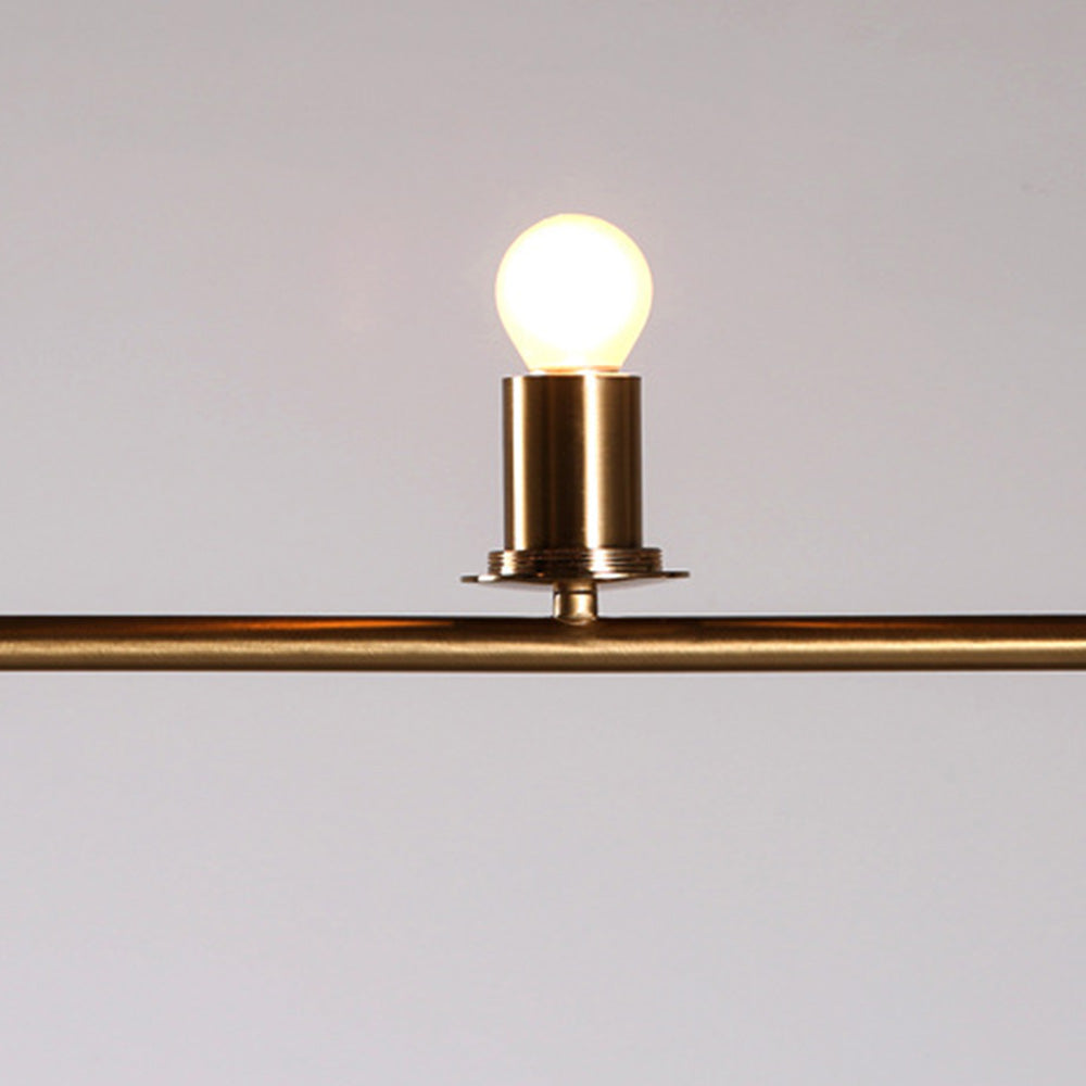 Mira Moderna Simple Bola Metal/Vidrio Lámpara de Pie Dorada