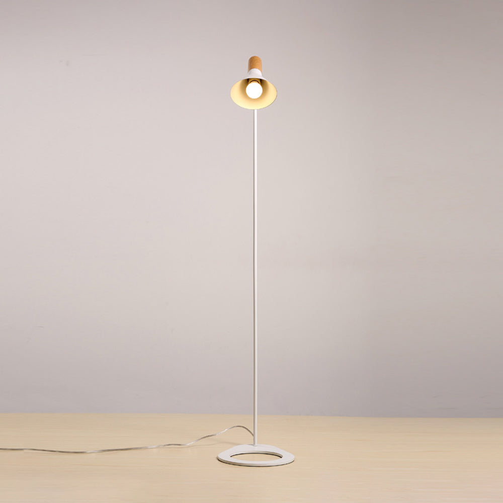 Mira Moderna Minimalista Metal Lámpara de Pie Blanca/Negra