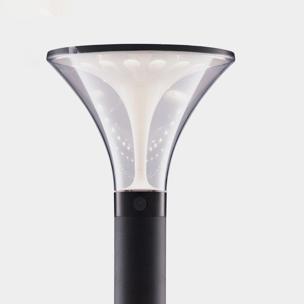 Ray Moderna Cilíndrica Metal Lámpara Exterior Patio