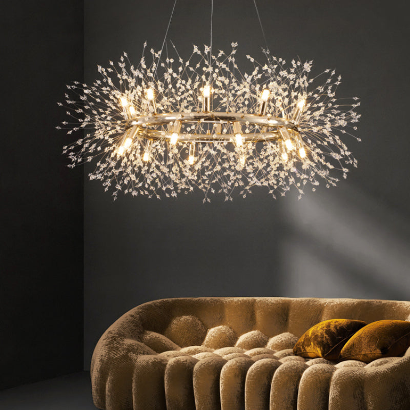 Arisha Moderna LED Metal/Cristal Lámpara Colgante