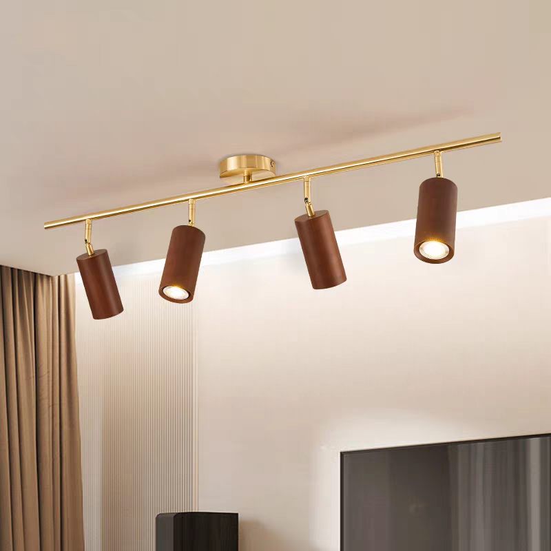 Liora Luz de riel LED de madera
