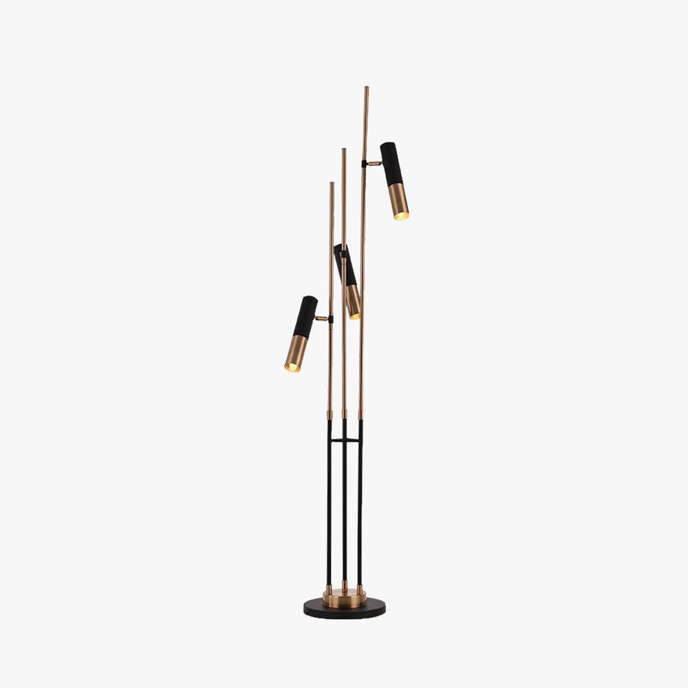 Mira Moderna Minimalista Metal Lámpara de Pie Negra