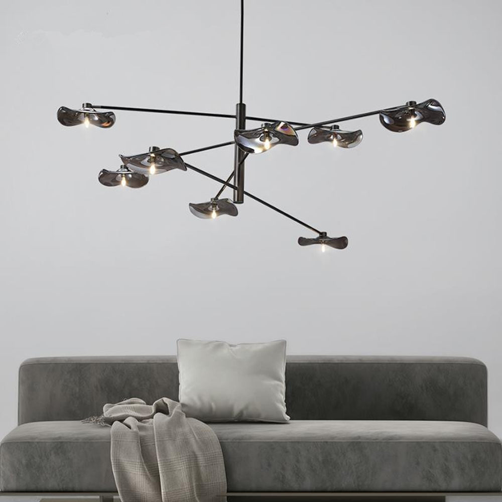 Arisha Moderna Decorativa Metal/Vidrio Lámpara Colgante Transparente/Multicolor