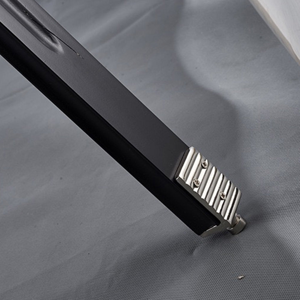 Mira Moderna Diseño Metal/Madera Lámpara de Pie Cromo/Dorada